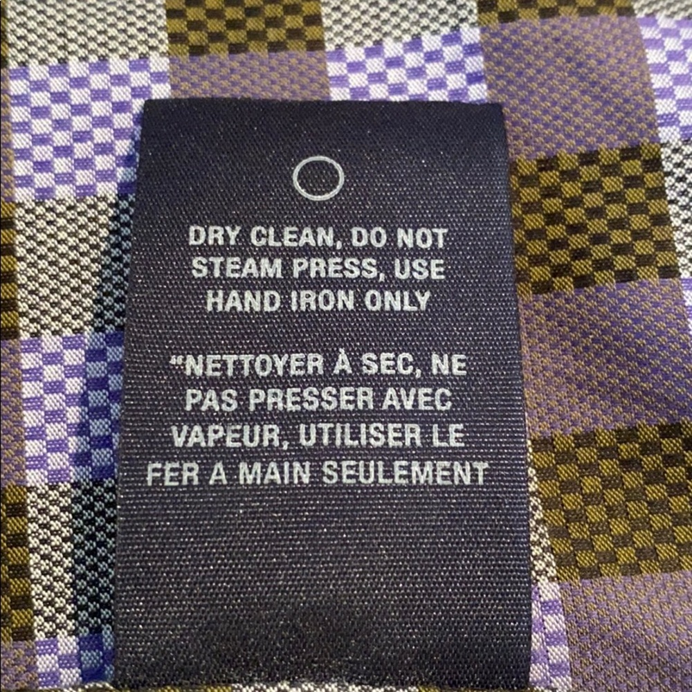 Robert Graham purple checked button down. - Picture 9 of 9